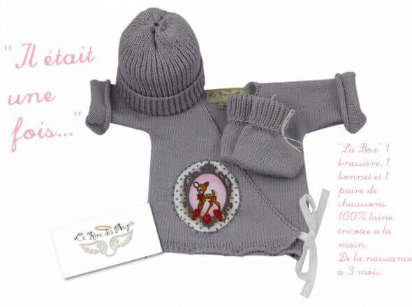 Brassière en laine bébé