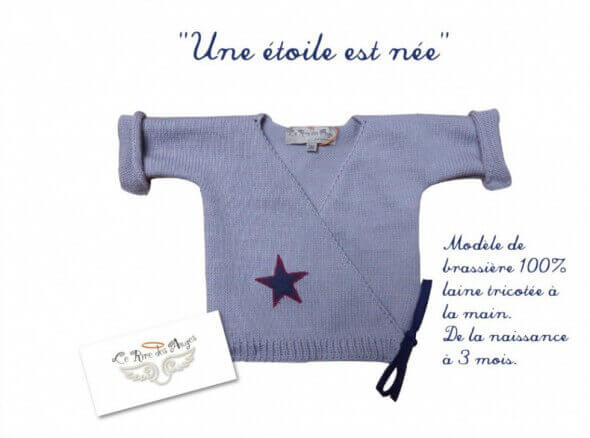 Brassière en laine bébé