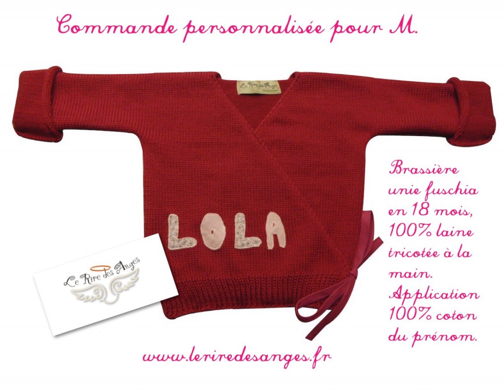 Brassiere en laine bébé