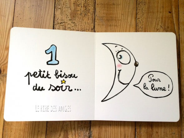 Le rituel du coucher, bisous en rafale !!
