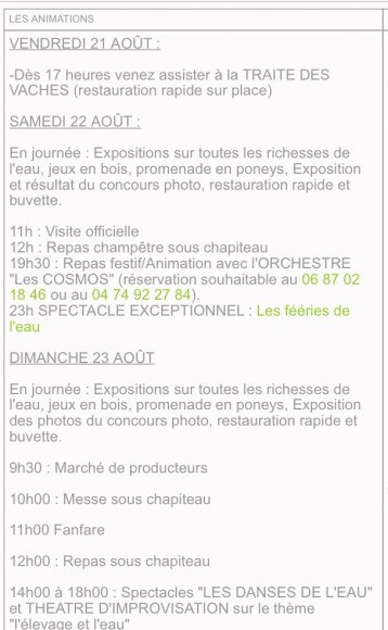 concours departementale d'elevage