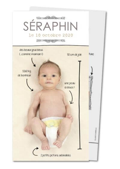 Faire part de naissance
