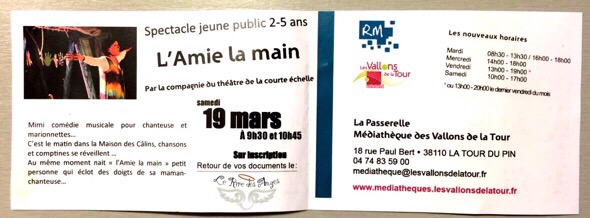 L'amie la main