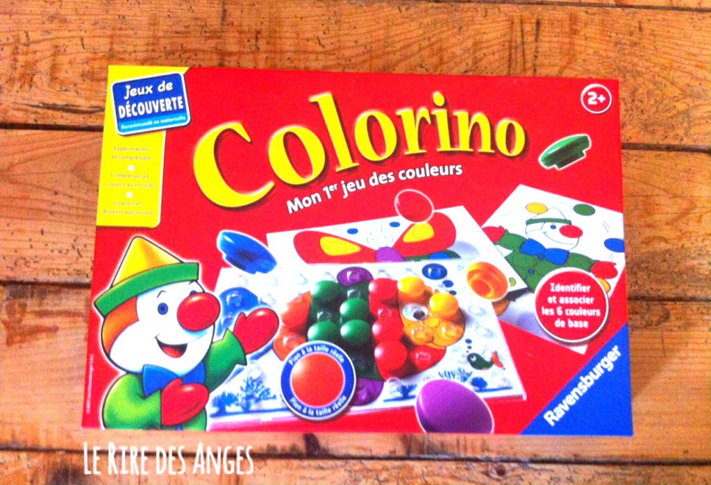 Apprentissage des couleurs avec Colorino