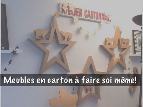 Meubles en carton à faire soi même