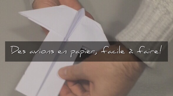 Avion en papier facile