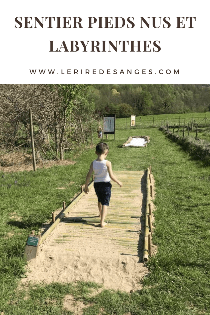 sentier pieds nus et labyrinthes