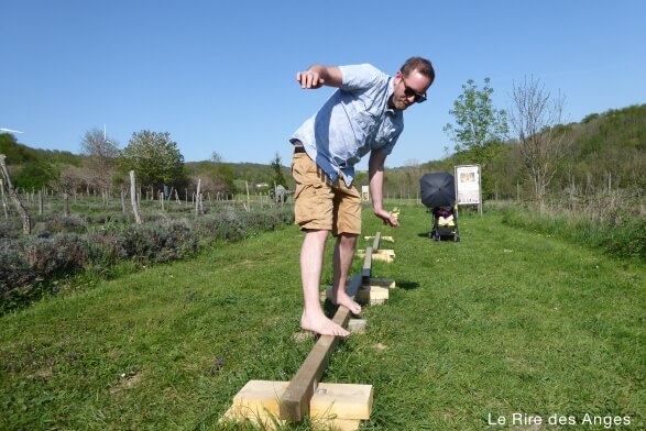 sentier pieds nus et labyrinthes